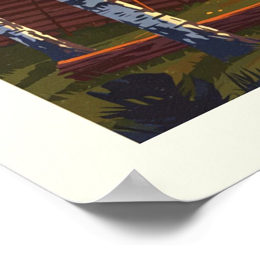 Vintag Minnesota Poster (Ecke)