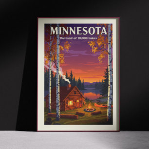 Vintag Minnesota Poster