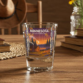 Vintag Minnesota Schnapsglas