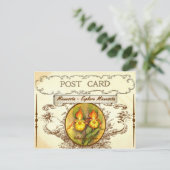 Vintag Minnesota Staat Blume Postkarte (Stehend Vorderseite)