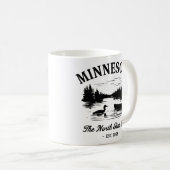 Vintag Minnesota Travel Kaffeetasse (VorderseiteRechts)