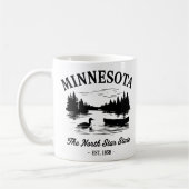 Vintag Minnesota Travel Kaffeetasse (Links)