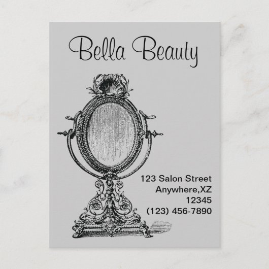 Vintag Mirror Postkarte (Vorderseite)