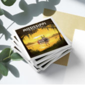 Vintag Mississippi Magnet