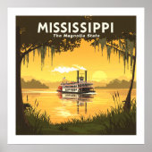 Vintag Mississippi Poster (Vorne)
