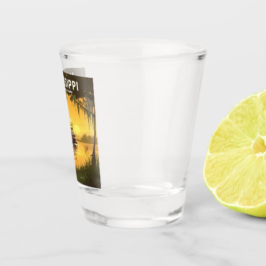 Vintag Mississippi Schnapsglas (Rechts)