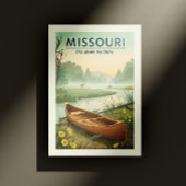 Vintag Missouri Postkarte