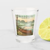 Vintag Missouri Schnapsglas (Vorderseite)