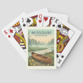 Vintag Missouri Spielkarten (Rückseite)