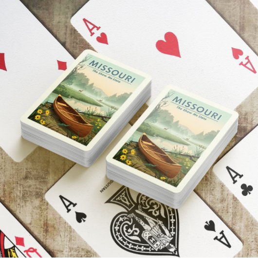 Vintag Missouri Spielkarten