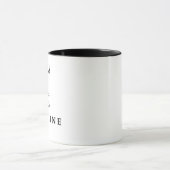 Vintag mit Coffein-Typografie-Zitat Tasse (Zentrum)