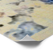 Vintag mit Schmetterlingen Poster (Ecke)