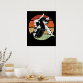 Vintag Mixed Martial Arts Jiu Jitsu Judo Graphics Poster (Küche)