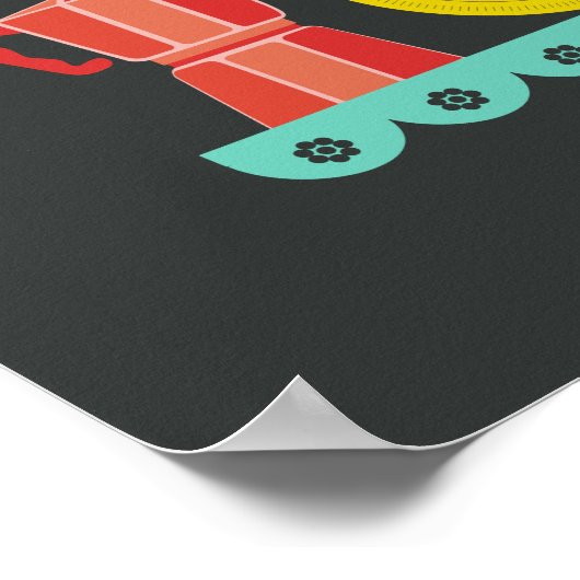 Vintag Mod Kitchen Poster (Ecke)