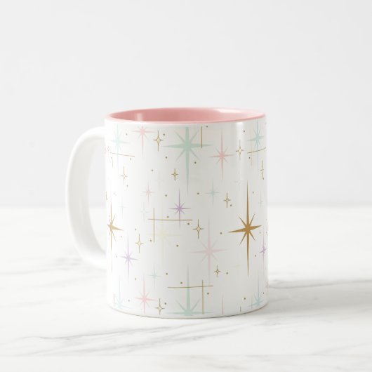 Vintag Mod Zweifarbige Tasse (Vorderseite Links)