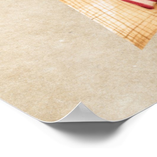 Vintag Moderne Weihnachtsmauer Kunstdekoration Poster (Ecke)