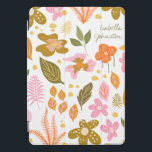 Vintag Moderner Botanischer Frühling floral iPa iPad Pro Cover<br><div class="desc">Personalisierte Vintage moderne botanische Frühlingsflorale kundenspezifische iPad Abdeckung</div>