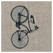 Vintag Modernes Retro Altes Fahrrad Stoff (Nahaufnahme)