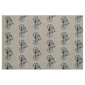 Vintag Modernes Retro Altes Fahrrad Stoff (Fat Quarter (45,7 x 55,9 cm))