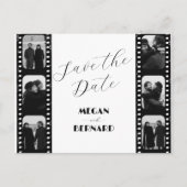 Vintag Modernes, trendiges Foto für Hochzeitsfilme Postkarte (Vorderseite)