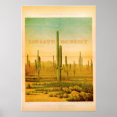 Vintag Mojave Wüste Travel Poster (Vorne)