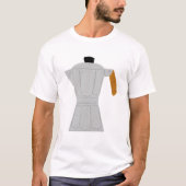 Vintag Moka Pot Kaffeemaschine Retro Espresso T-Shirt (Vorderseite)