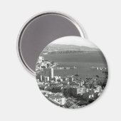 Vintag Monaco Fürstentum Monte Carlo Hafen Jigsa Magnet (Vorderseite/Rückseite)