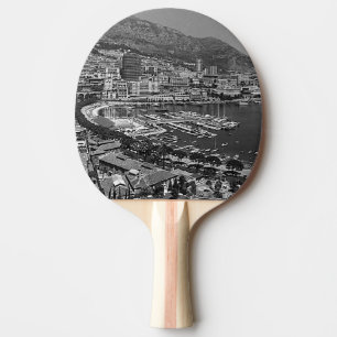 Vintag Monaco Monte-Carlo Allgemeiner Ausblick Jig Tischtennis Schläger