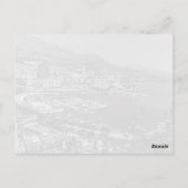 Vintag Monaco Monte-Carlo Allgemeiner Überblick Postkarte (Rückseite)