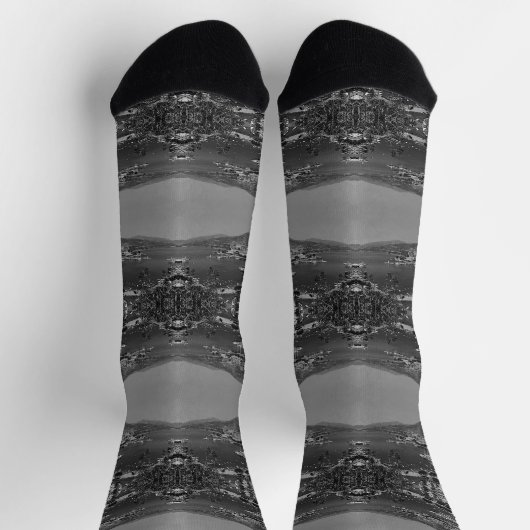 Vintag Monaco Monte-Carlo Allgemeiner Überblick Socken (Oben)