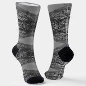 Vintag Monaco Monte-Carlo Allgemeiner Überblick Socken (Gewinkelt)