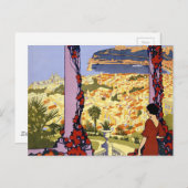 Vintag Monaco Monte Carlo Postkarte (Vorne/Hinten)