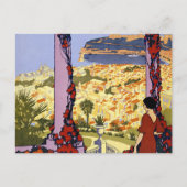 Vintag Monaco Monte Carlo Postkarte (Vorderseite)