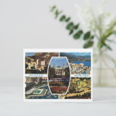 Vintag Monaco, Montecarlo Multiview Postkarte (Stehend Vorderseite)