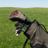 Vintag Monogramm Initial Zickzack Golf Headcover (In SItu)