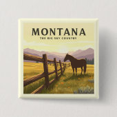 Vintag Montana Button (Vorderseite)