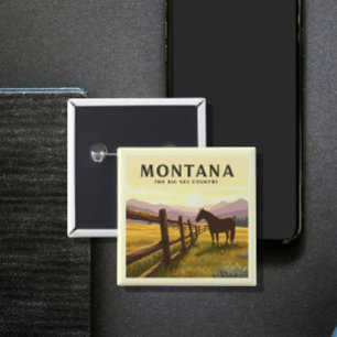 Vintag Montana Button