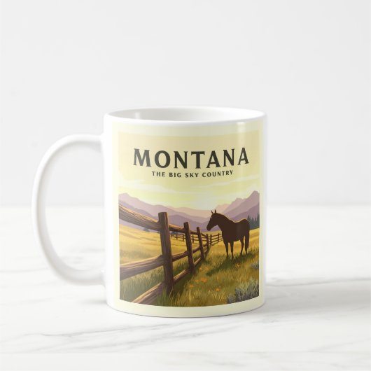 Vintag Montana Kaffeetasse (Links)