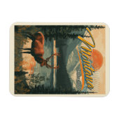 Vintag Montana Magnet (Horizontal)
