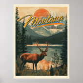 Vintag Montana Poster (Vorne)