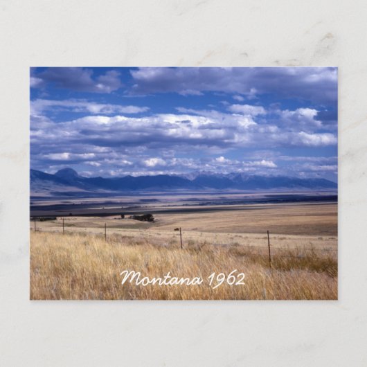 Vintag Montana Postkarte (Vorderseite)