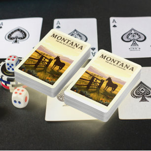 Vintag Montana Spielkarten