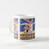 Vintag Monte Carlo Beach Kaffeetasse (Vorderseite Links)
