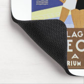 Vintag Monte Carlo Beach Mousepad (Ecke)