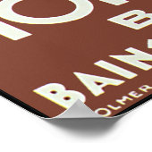 Vintag Monte Carlo Beach Poster (Ecke)