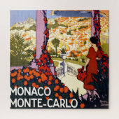 Vintag Monte Carlo Monaco Puzzle (Vertikal)