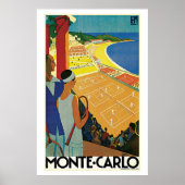 Vintag Monte Carlo Wandern Poster (Vorne)