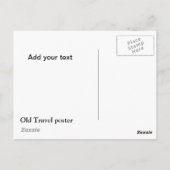 Vintag Montecarlo (Monaco) Postkarte (Rückseite)