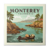 Vintag Monterey California Fliese (Vorderseite)