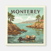 Vintag Monterey California Magnet (Vorne)